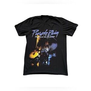 Prince Purple Rain Graphic Band Tee Women’s Small